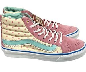 Vans Sk8-Hi Slim Sneaker Shoes Disney Toy Story Bo Peep Pink Polka Dot M5.5 W7